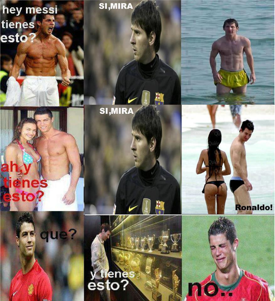 cristiano vz messi - Meme by letygonib :) Memedroid