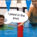 Pee in the pool