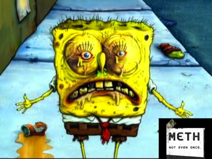 Spongebob + Meth - meme