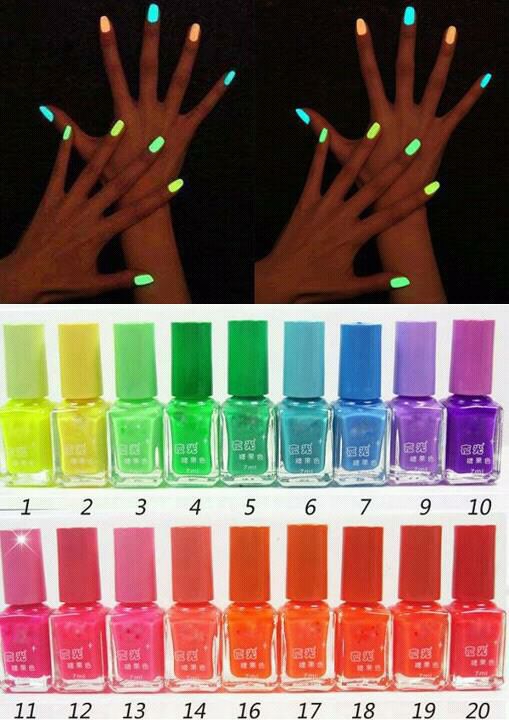 neon nail polish AWSOME for parties!! - meme