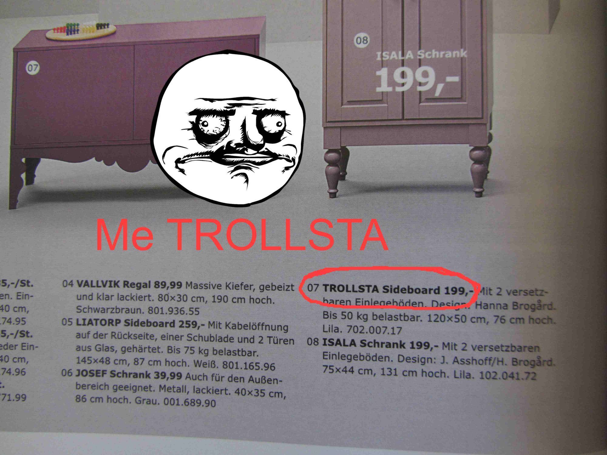 IKEA - Now with trolling furnature! - meme