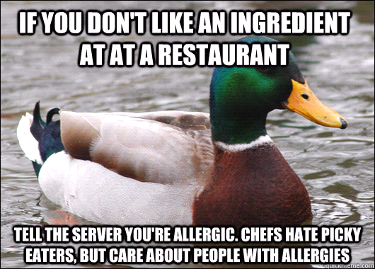 Take this advice from a chef - meme