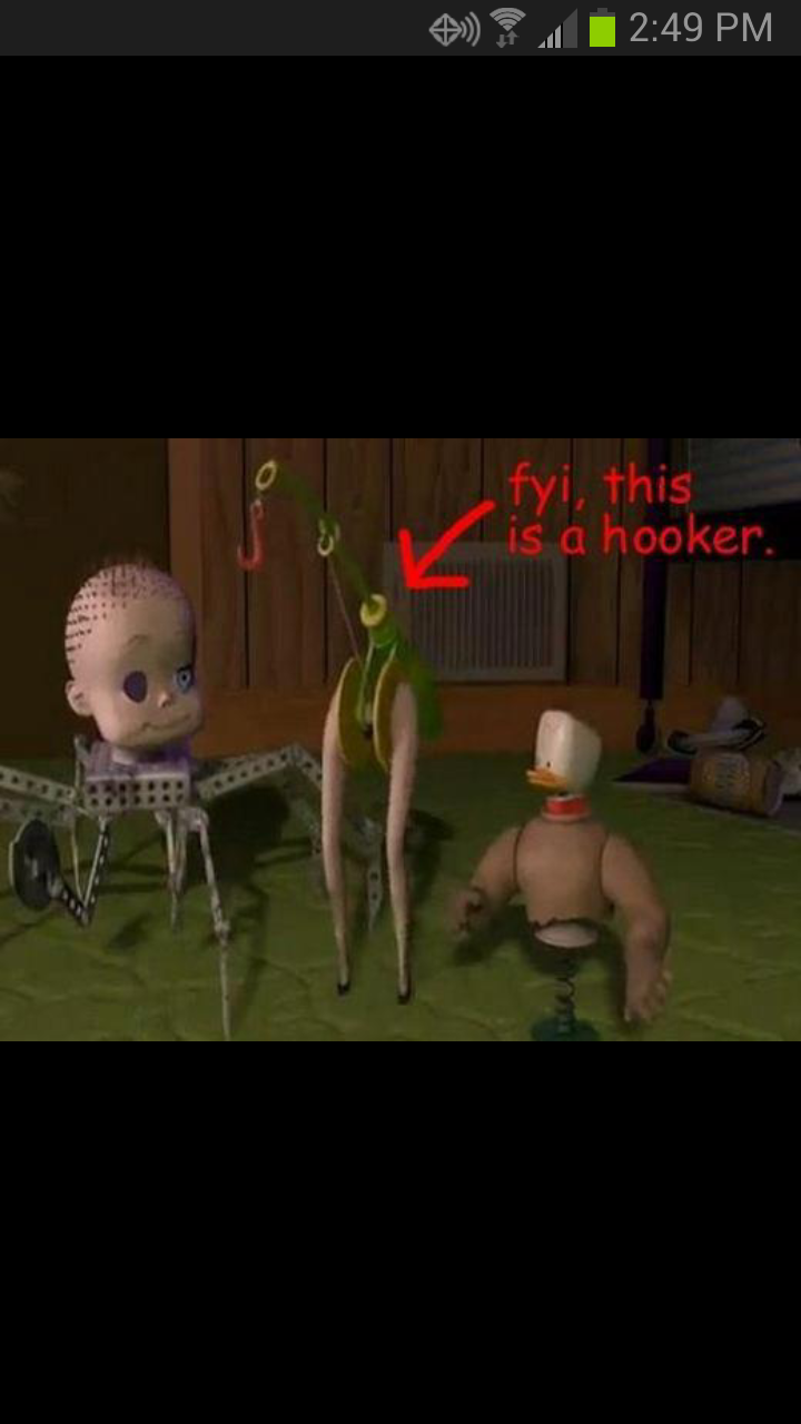 Hidden Message in Toy Story - meme