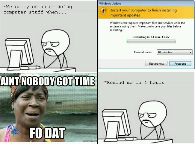 aint nobody got time for dat then and now