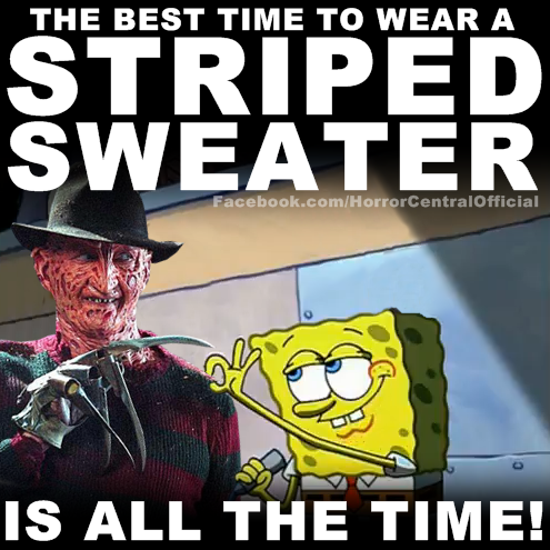 striped sweater - meme