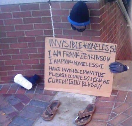 Invisible Homelessness - meme