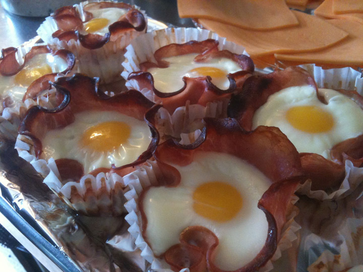 Bacon and egg cupcakes! - meme