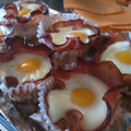 Bacon and egg cupcakes!