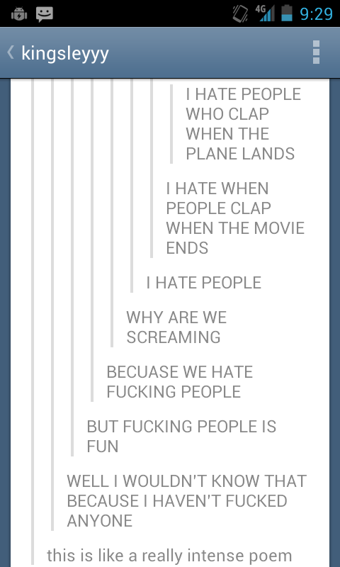 tumblr is a land filled with wonderful wacky crazy ass chiz....i love it!!! - meme