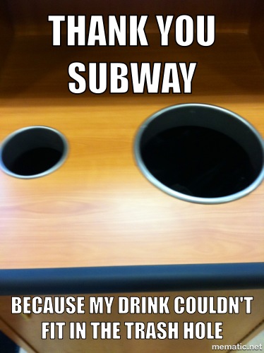 Subway logic. - meme