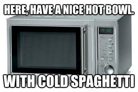 Scumbag microwave - meme