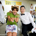 PSY and elevator guy ... so hilarious. check out the Korean group big bang