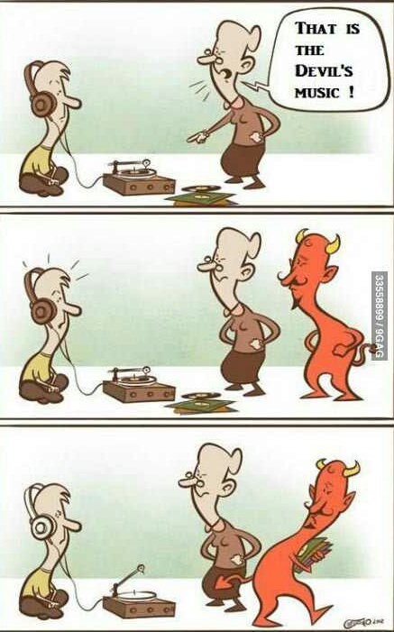 Devil's music - meme