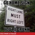 go home sign