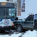 Canadian bus apologies for getting hit