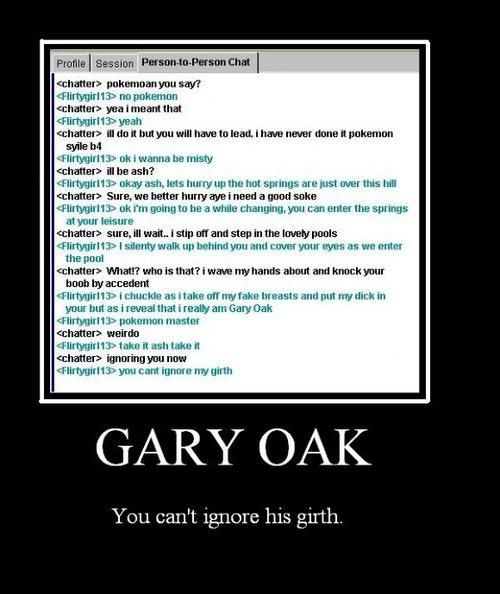 gary oak - meme