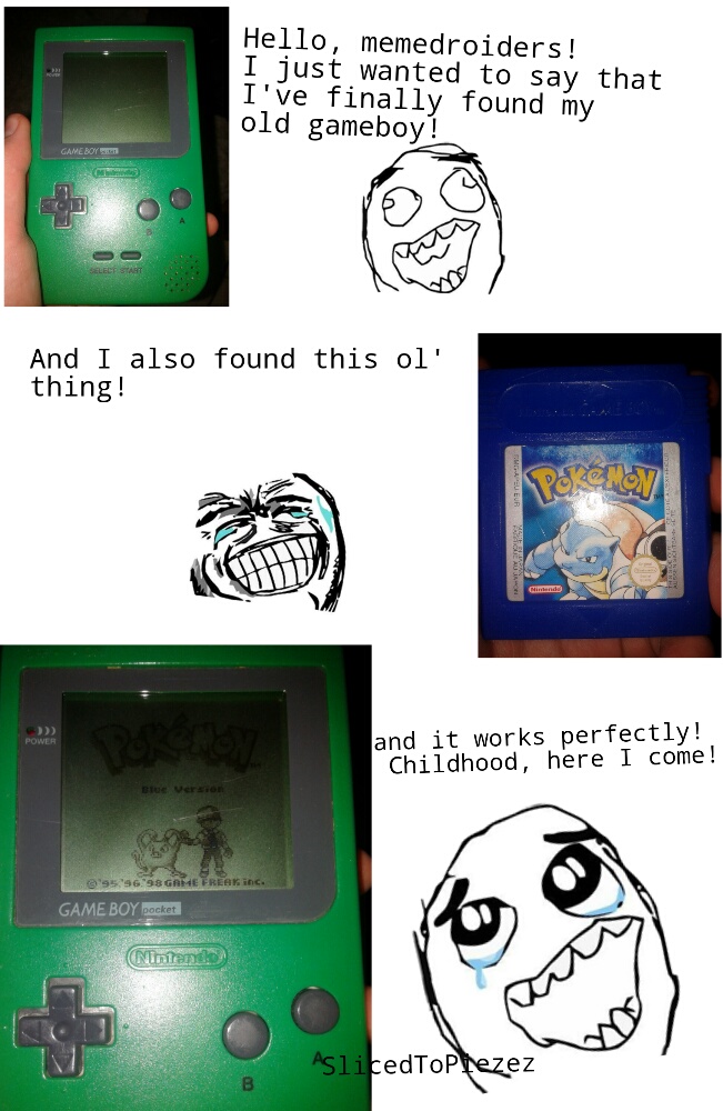Pokemon Blue! Meme by SlicedToPiezez ) Memedroid