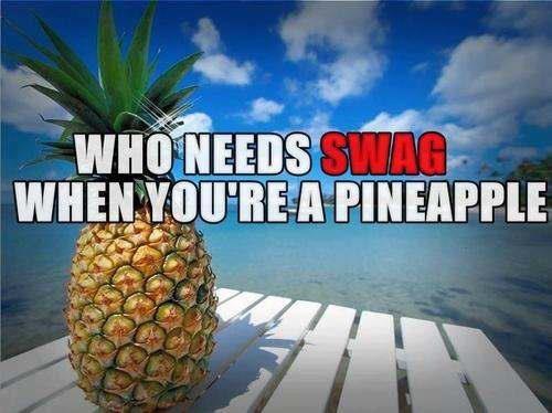 Pineapples rule - meme