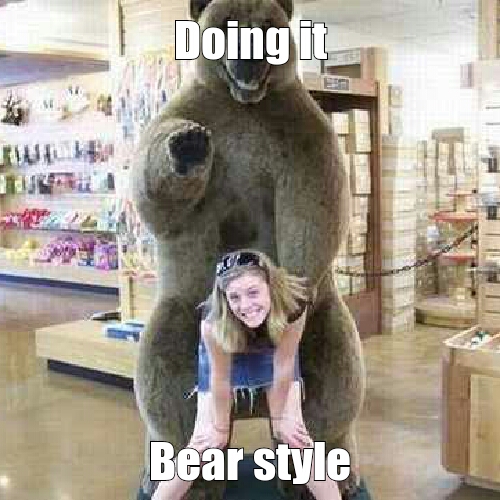oh oh going bear style - meme