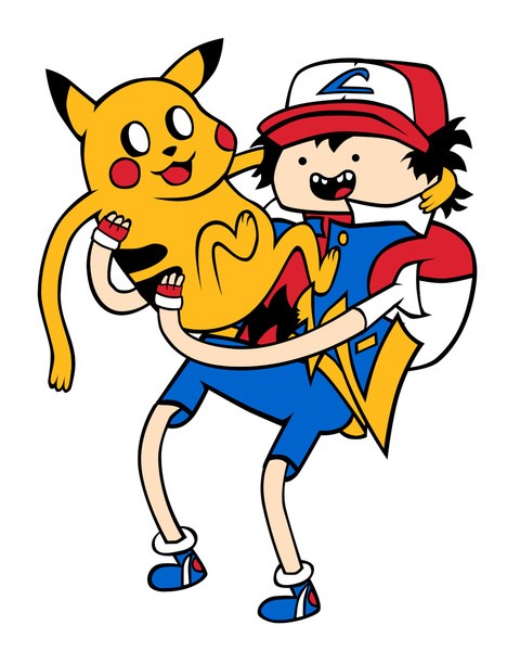 Poketime: with Ash and Pikachu - meme