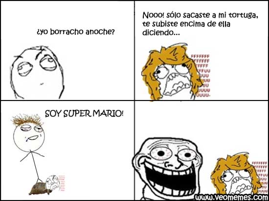 SUPER MARIO xD - meme