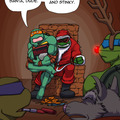 merry christmas memedroiders from the teenage mutant ninja turtles and wildgirl