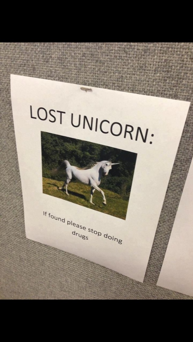 Lost unicorn - meme