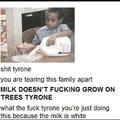 Seriously Tyrone! Get it together!