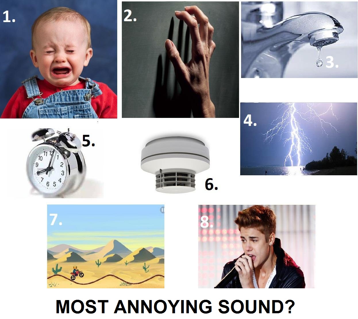 Most annoying sound? - meme