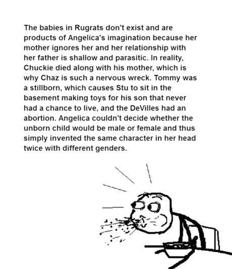 right in the childhood... Rugrats. - meme