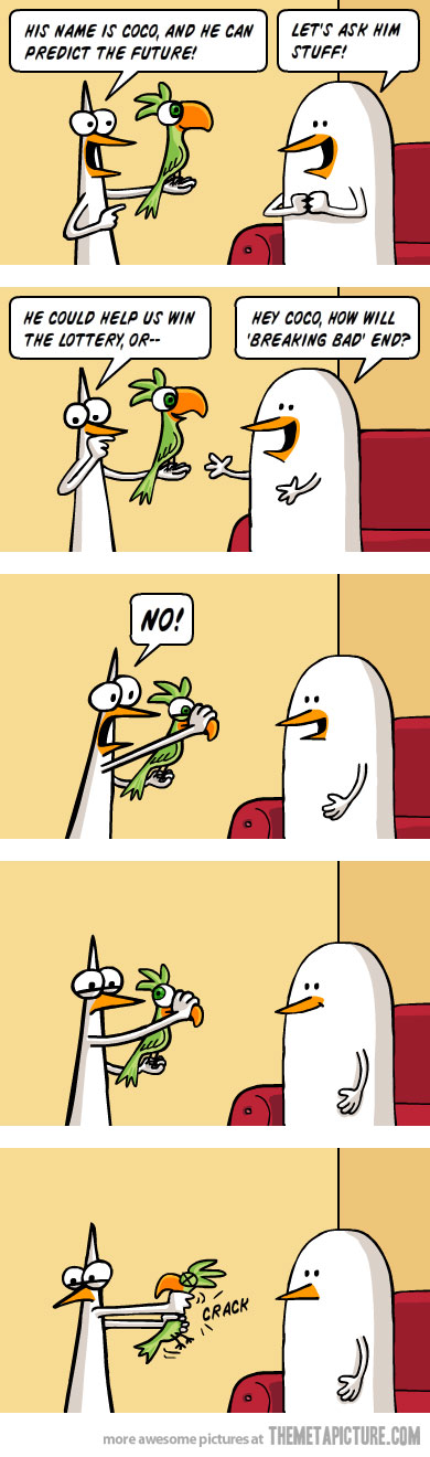 Poor birdie - meme