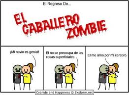 el caballero zombie - meme