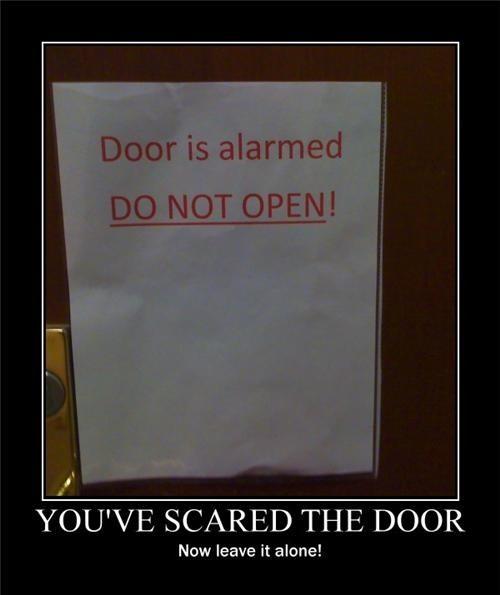 your face scared my door - meme