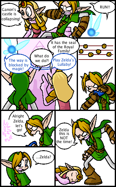 Zelda, wake up - meme