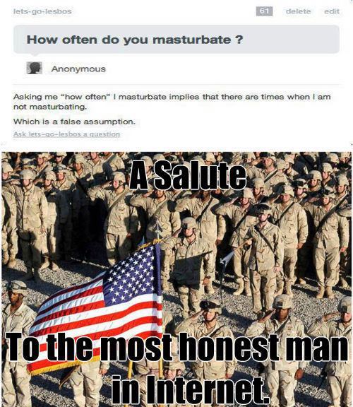 a salute (•_•)7 - meme