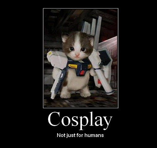Gundam Kitty. It's adorable, isn't it? :3 <3 - meme