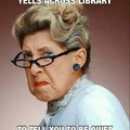 Librarians logic.