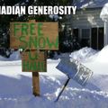 Free Snow, Generous Canadian.