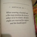 My favorite article on 'The Bro Code'
