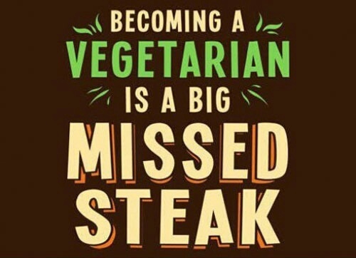 anti vegetarian - meme