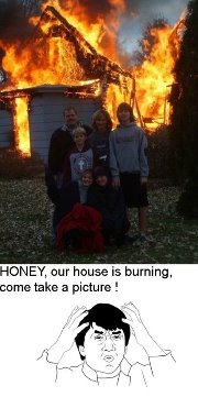 fire in d house - meme