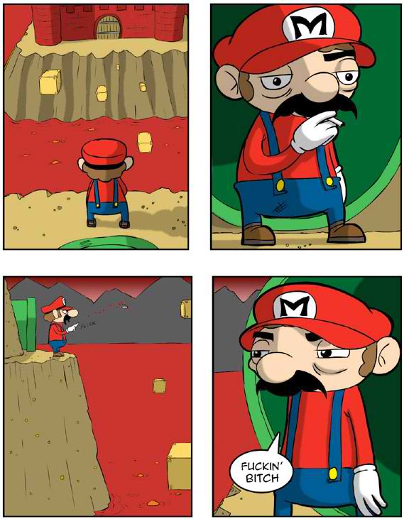 Mario Gives Up - meme