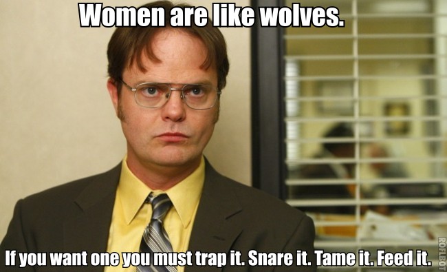 Dwight's view on Women - meme