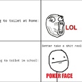 Going to toilet