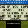 honk if u love jesus