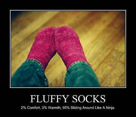 fluffy socks - meme