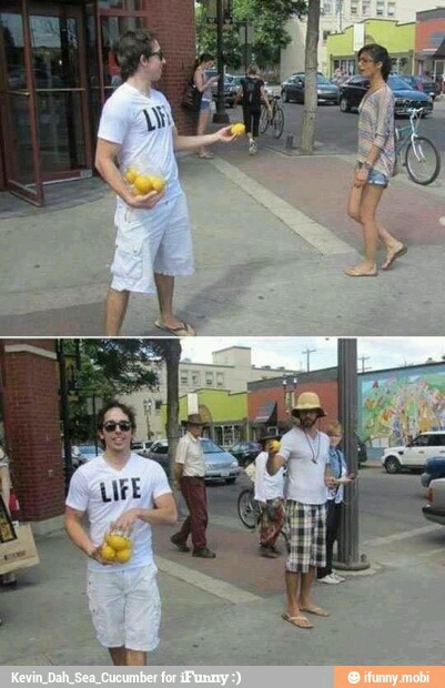when life gives you lemons - meme