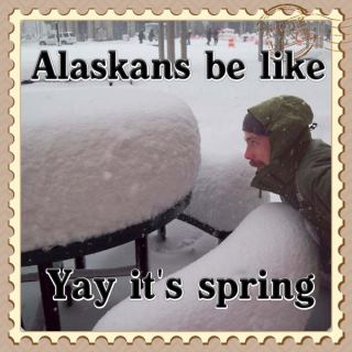 any alaskans here with me - meme